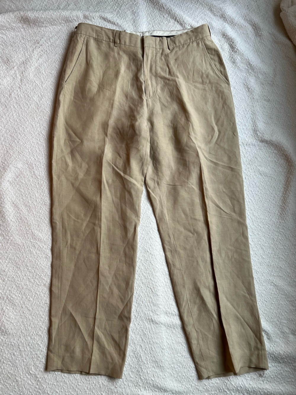 Polo Ralph Lauren Linen & Silk Blend Dress Trousers